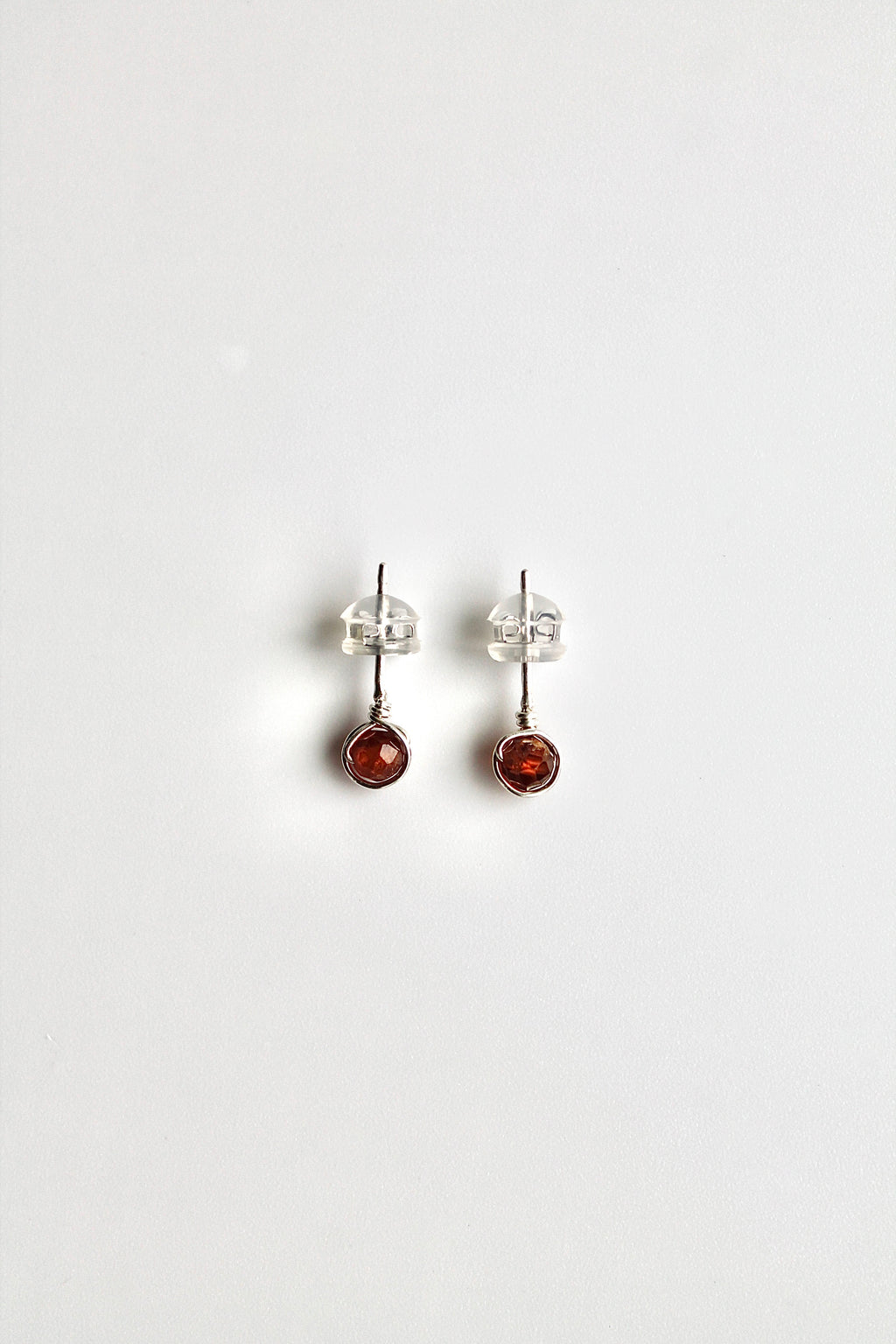 Birthstone Studs - Garnet (January) - Manifestation