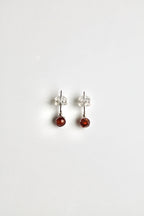 Birthstone Studs - Garnet (January) - Manifestation