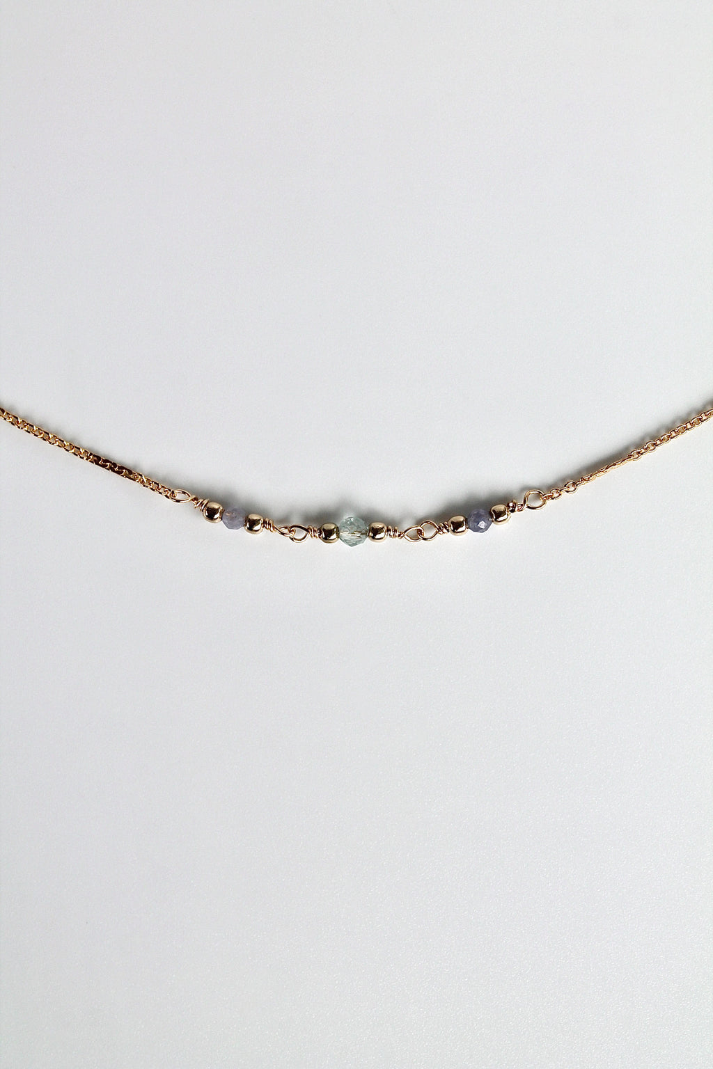 Calmness Healing Bracelet (Tanzanite & Aquamarine)