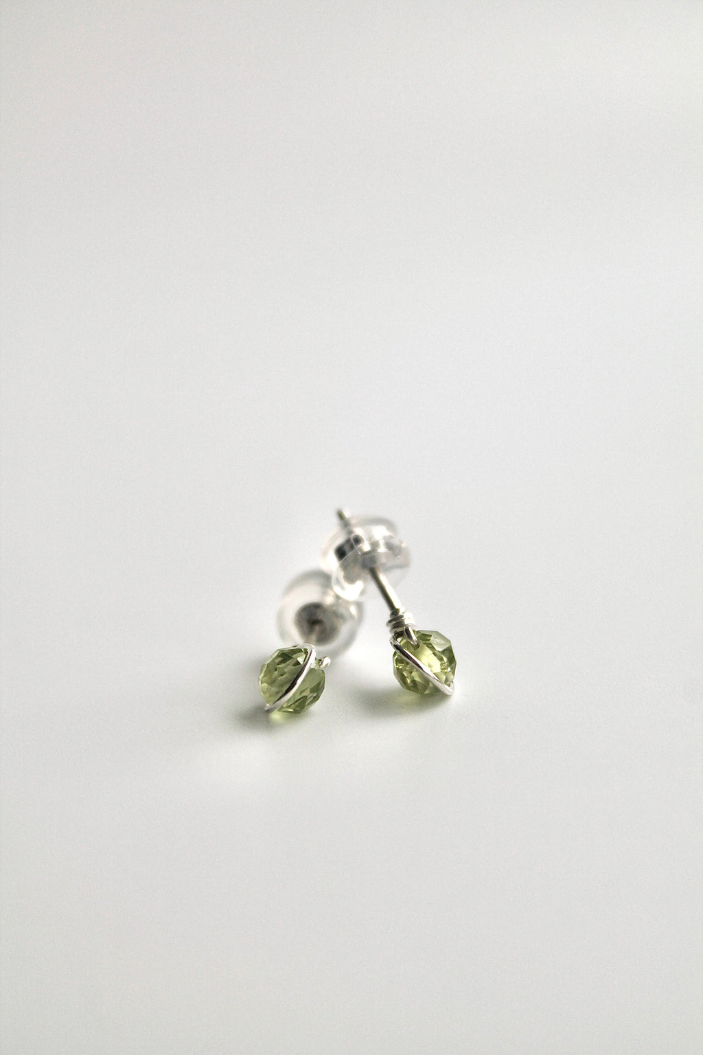 Birthstone Studs - Peridot (August) - Good Fortune