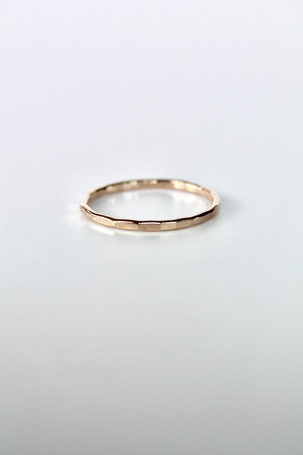 Hammered Mini Band Ring