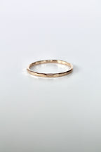 Hammered Mini Band Ring