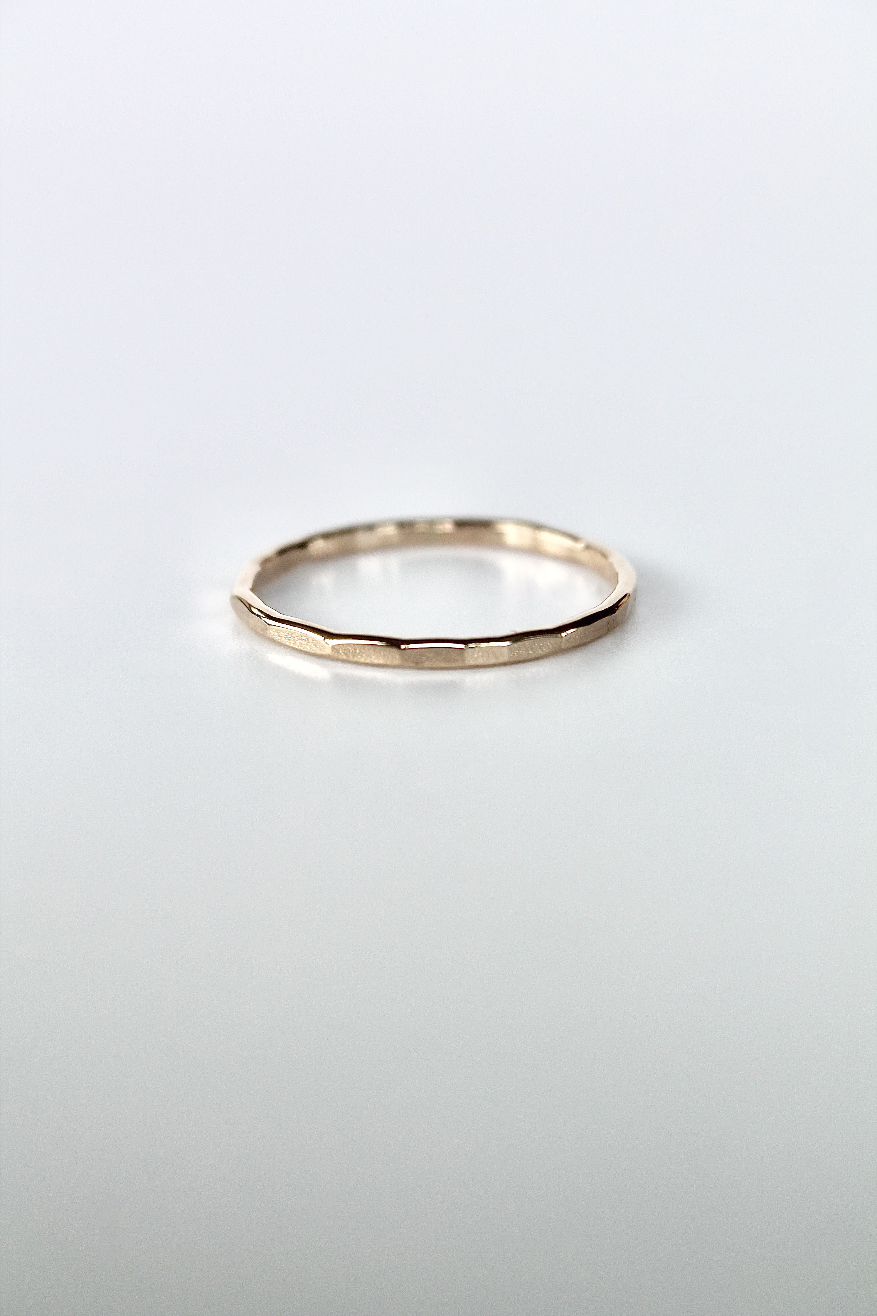 Hammered Mini Band Ring