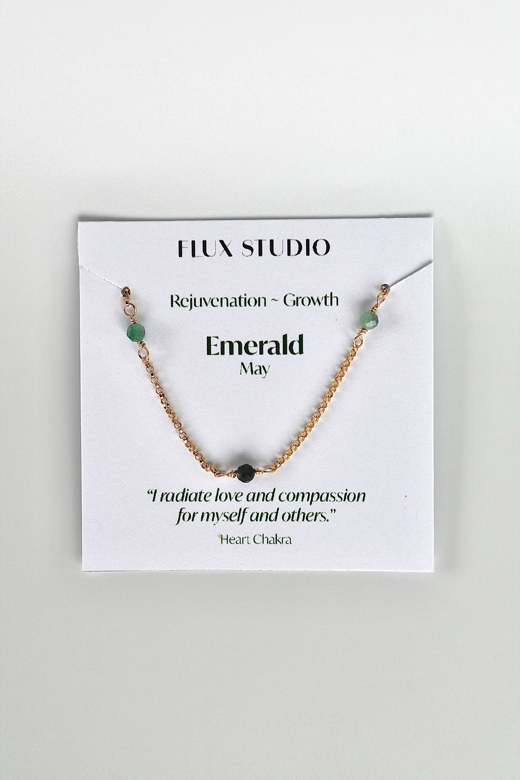 Multi Birthstone Bracelet - Emerald (May) - Rejuvenation
