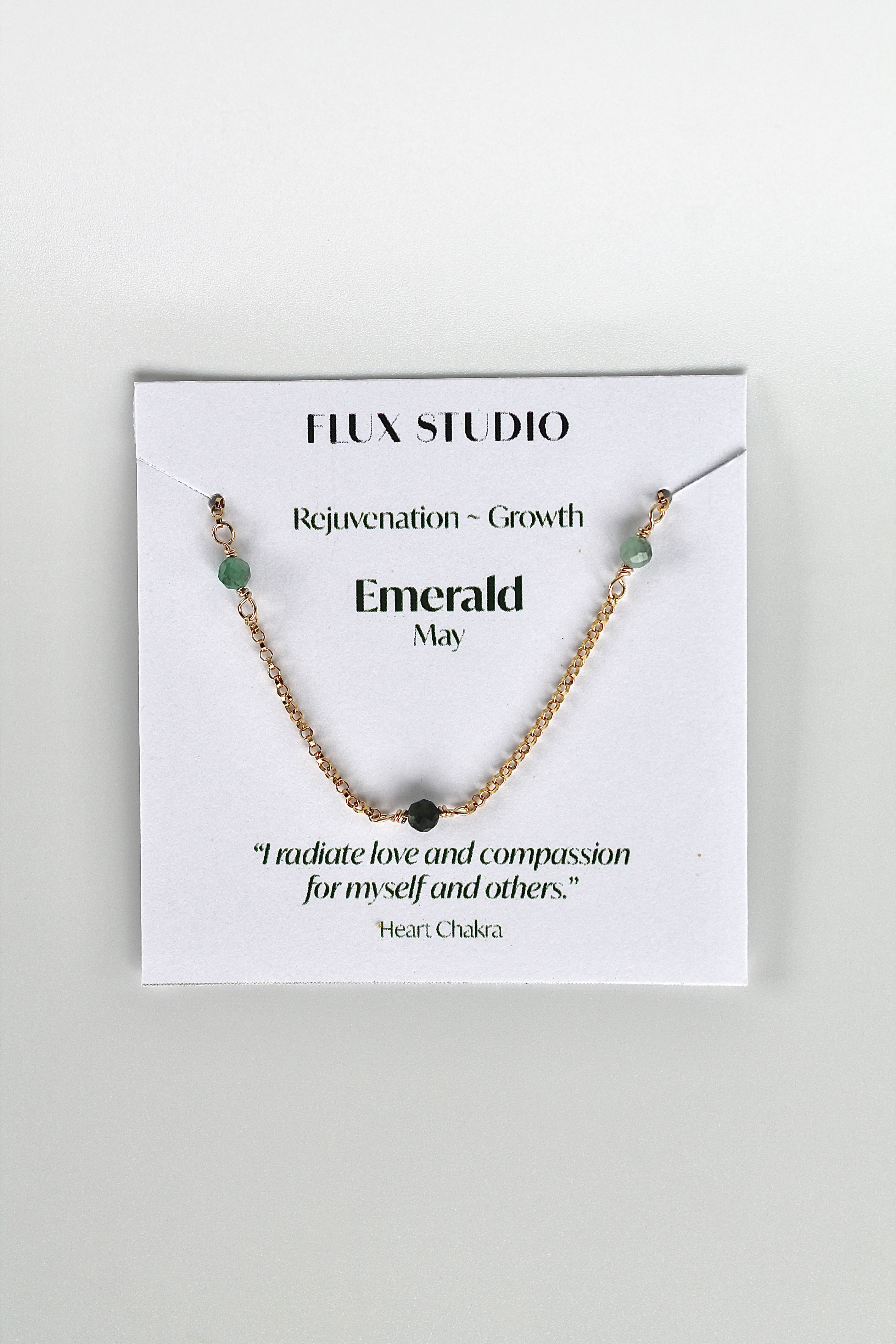 Multi Birthstone Bracelet - Emerald (May) - Rejuvenation