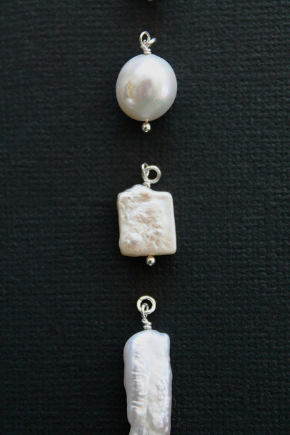 FRESHWATER PEARL CHARMS - STERLING SILVER