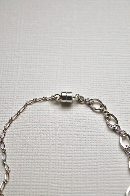 DUO CHAIN BRACELET (THIN) - STERLING SILVER