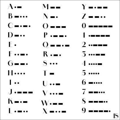 Morse Code Necklace