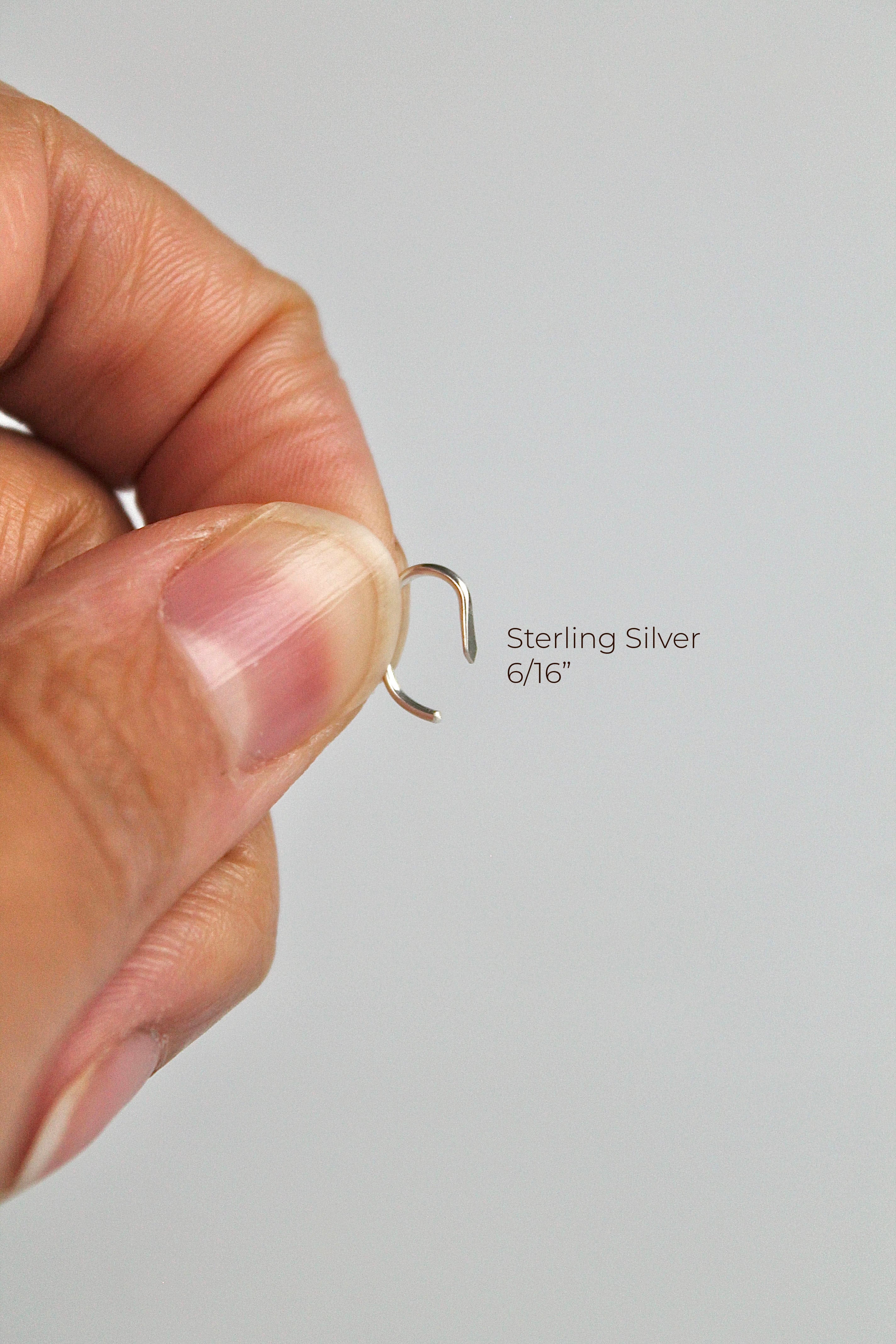 Hammered Sleeper Claw Studs