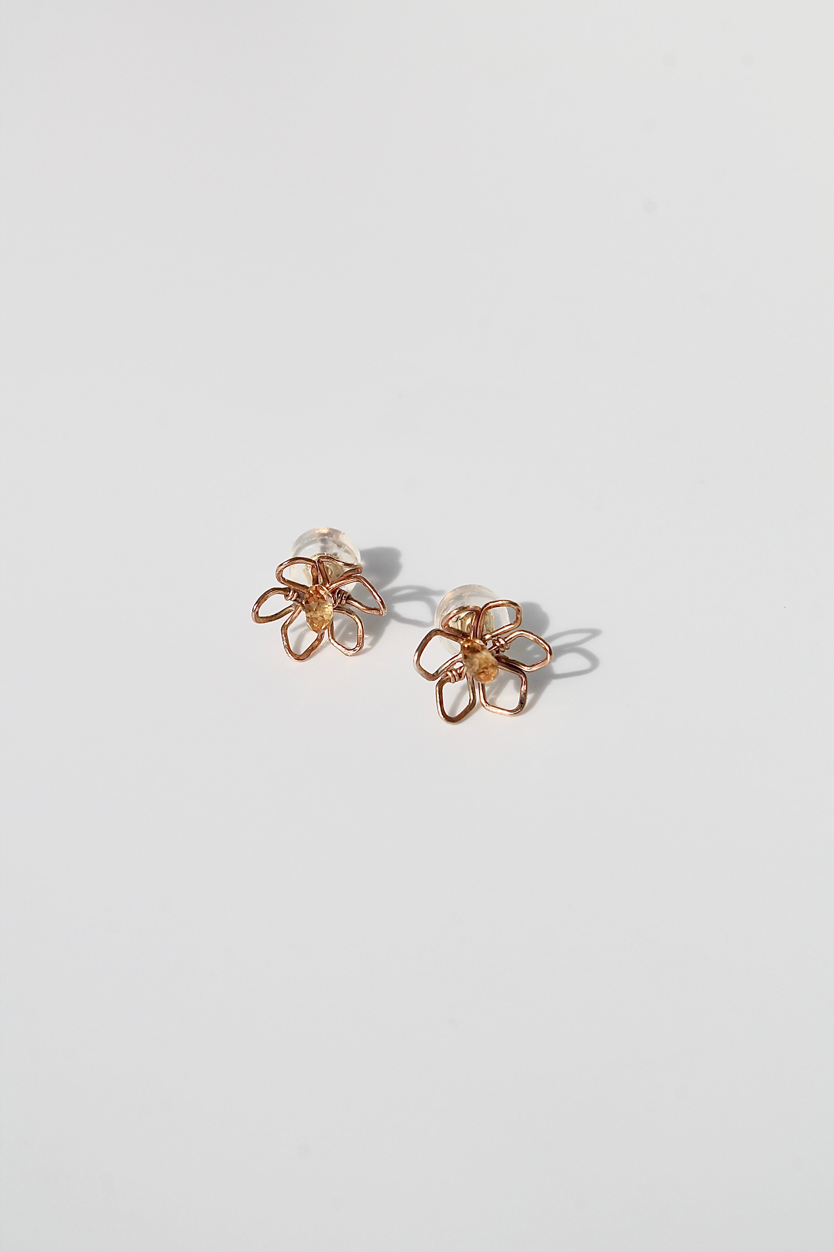 Daffodil & Citrine Studs