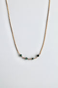 Birthstone Bar Necklace - Emerald (May) - Rejuvenation