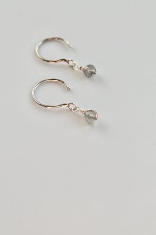 Threader Hoops (Labradorite)