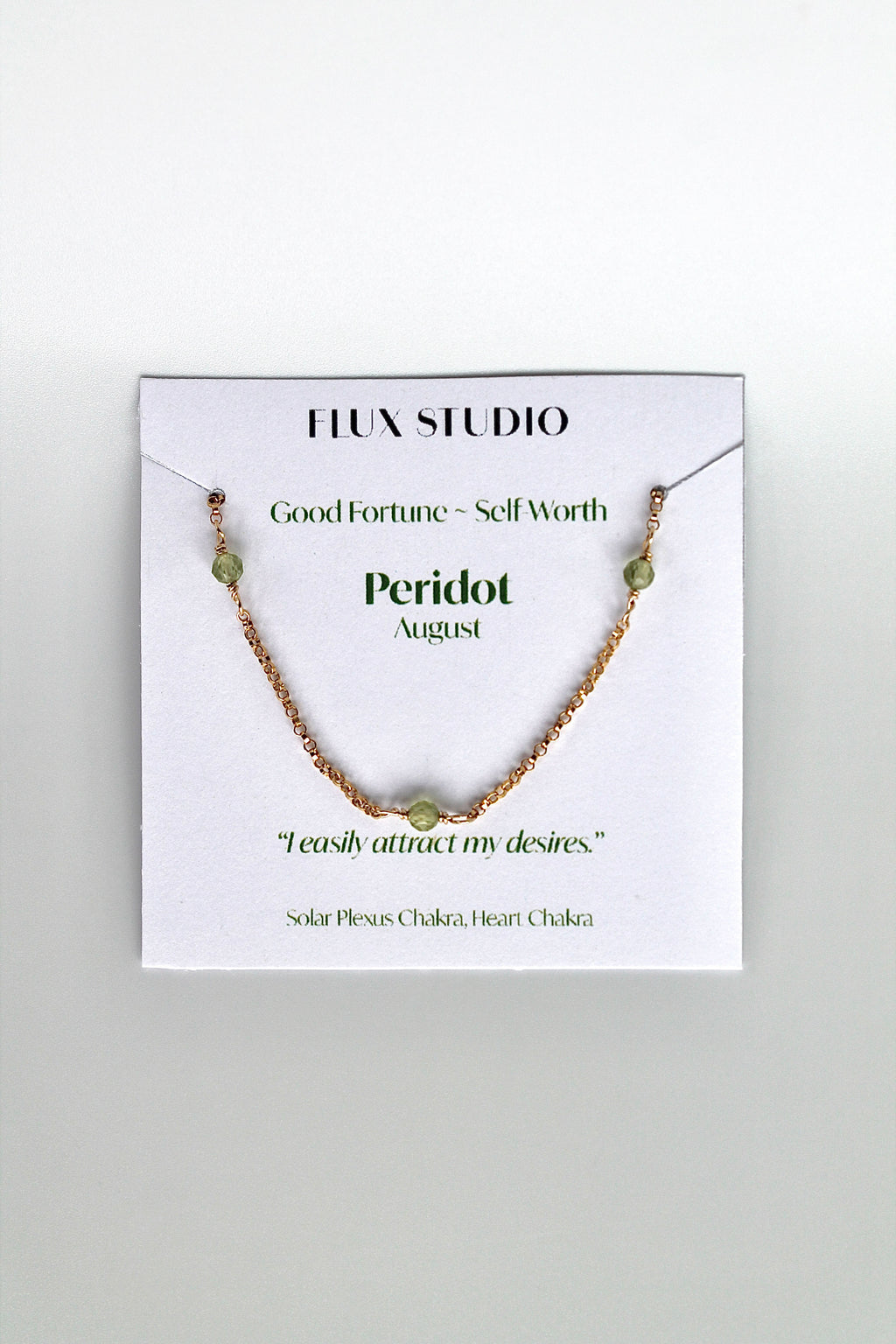 Multi Birthstone Bracelet - Peridot (August) - Good Fortune