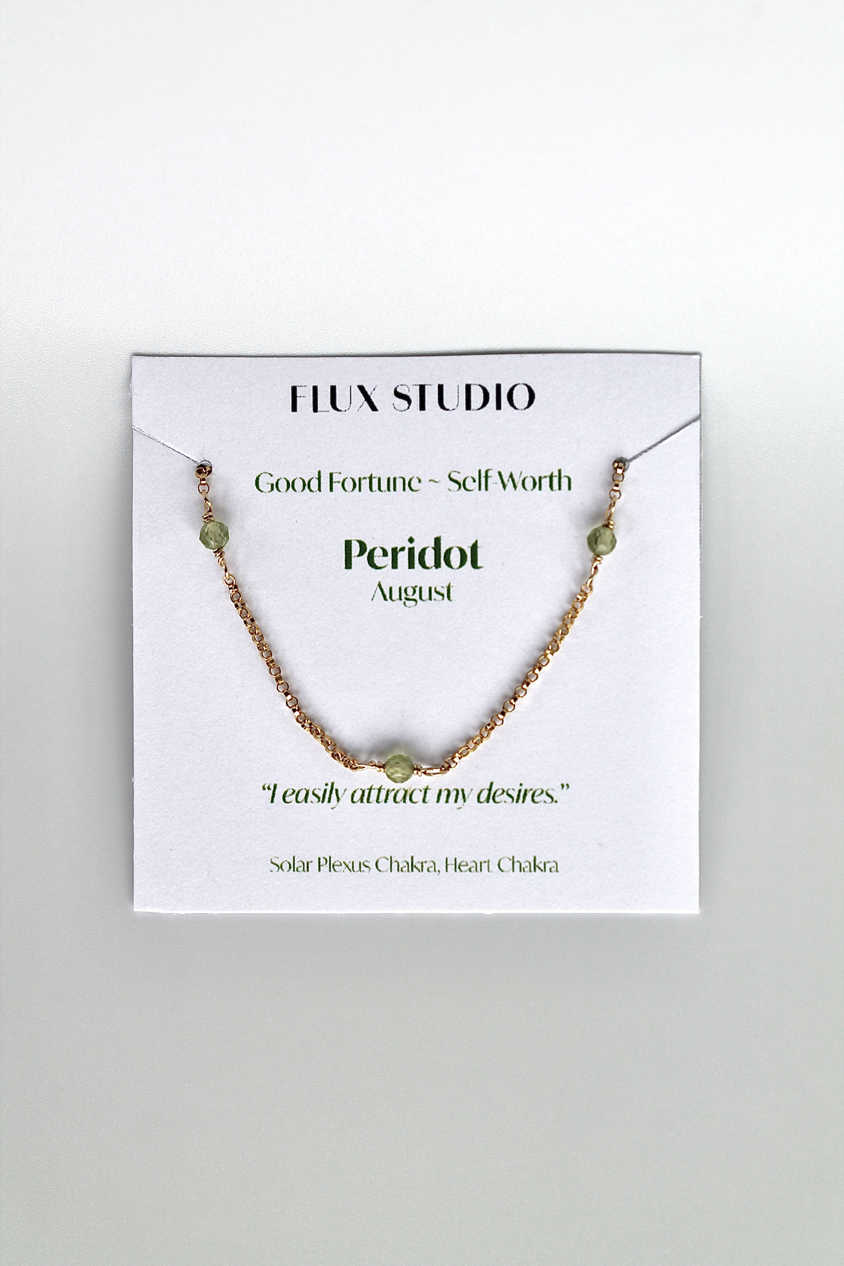Multi Birthstone Bracelet - Peridot (August) - Good Fortune