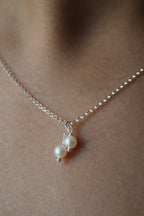 Lily of the Valley & Freshwater Pearl Necklace