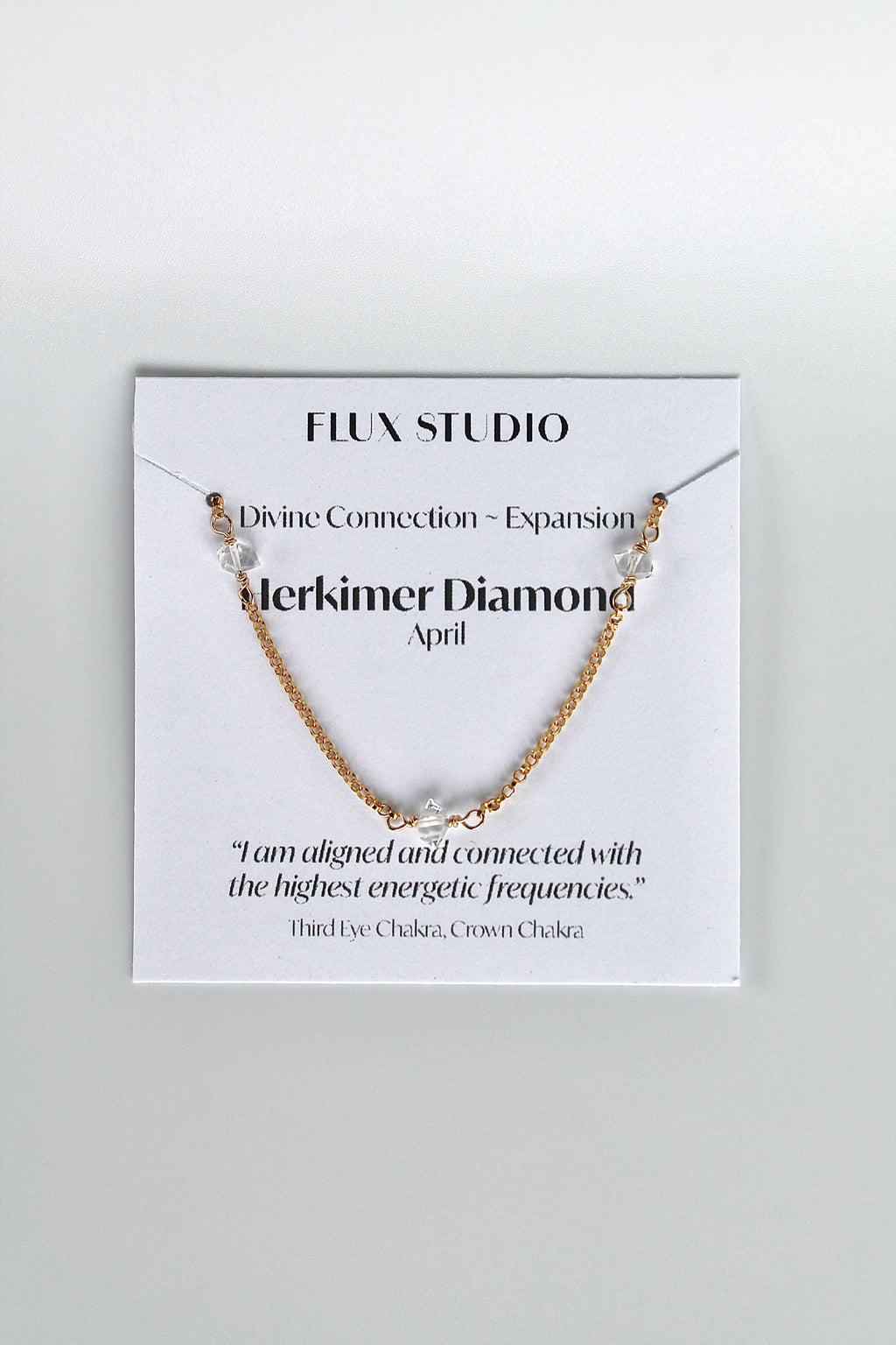 Multi Birthstone Bracelet - Herkimer Diamond (April) - Divine Connection
