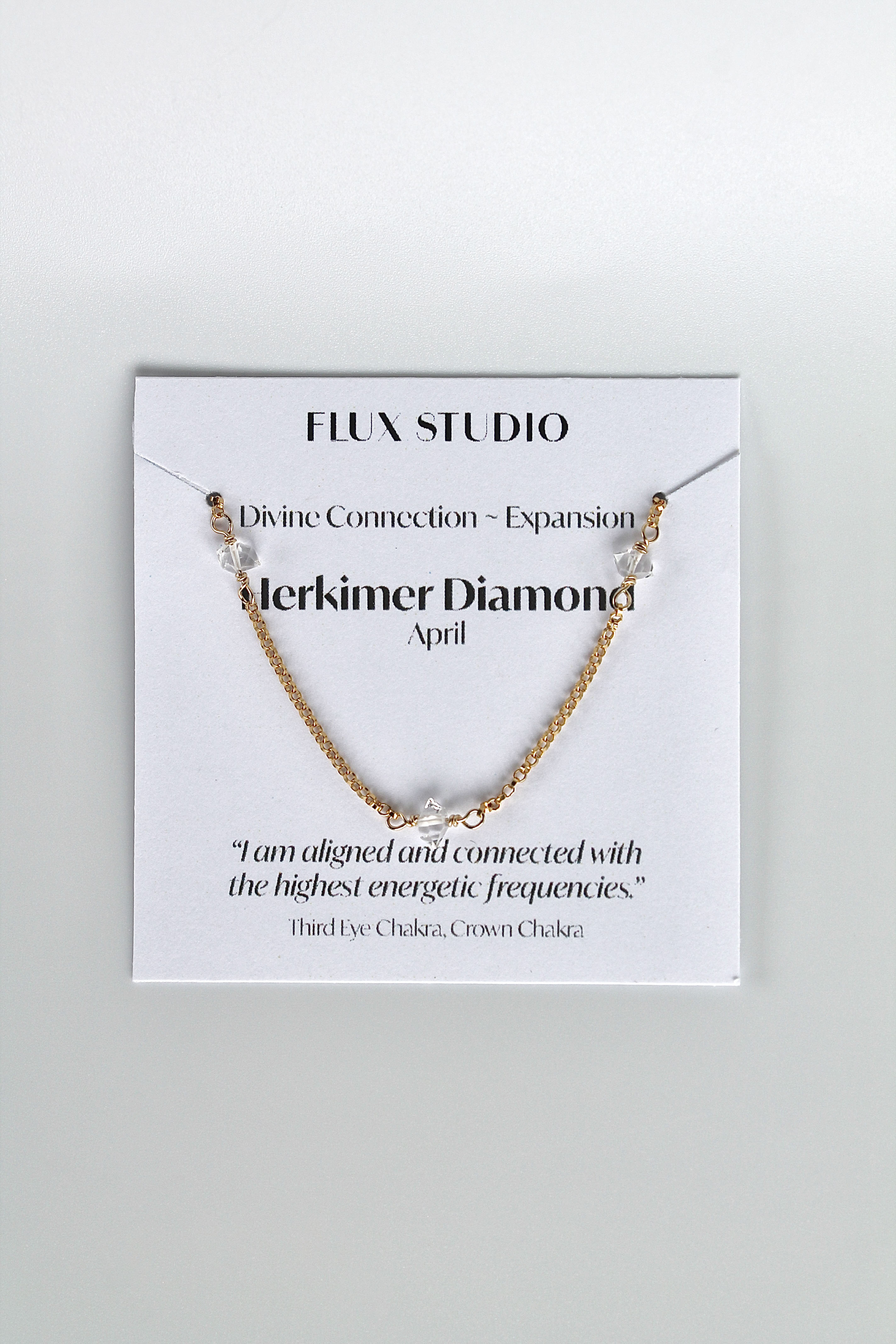 Multi Birthstone Bracelet - Herkimer Diamond (April) - Divine Connection