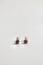 Birthstone Studs - Amethyst (February) - Serenity