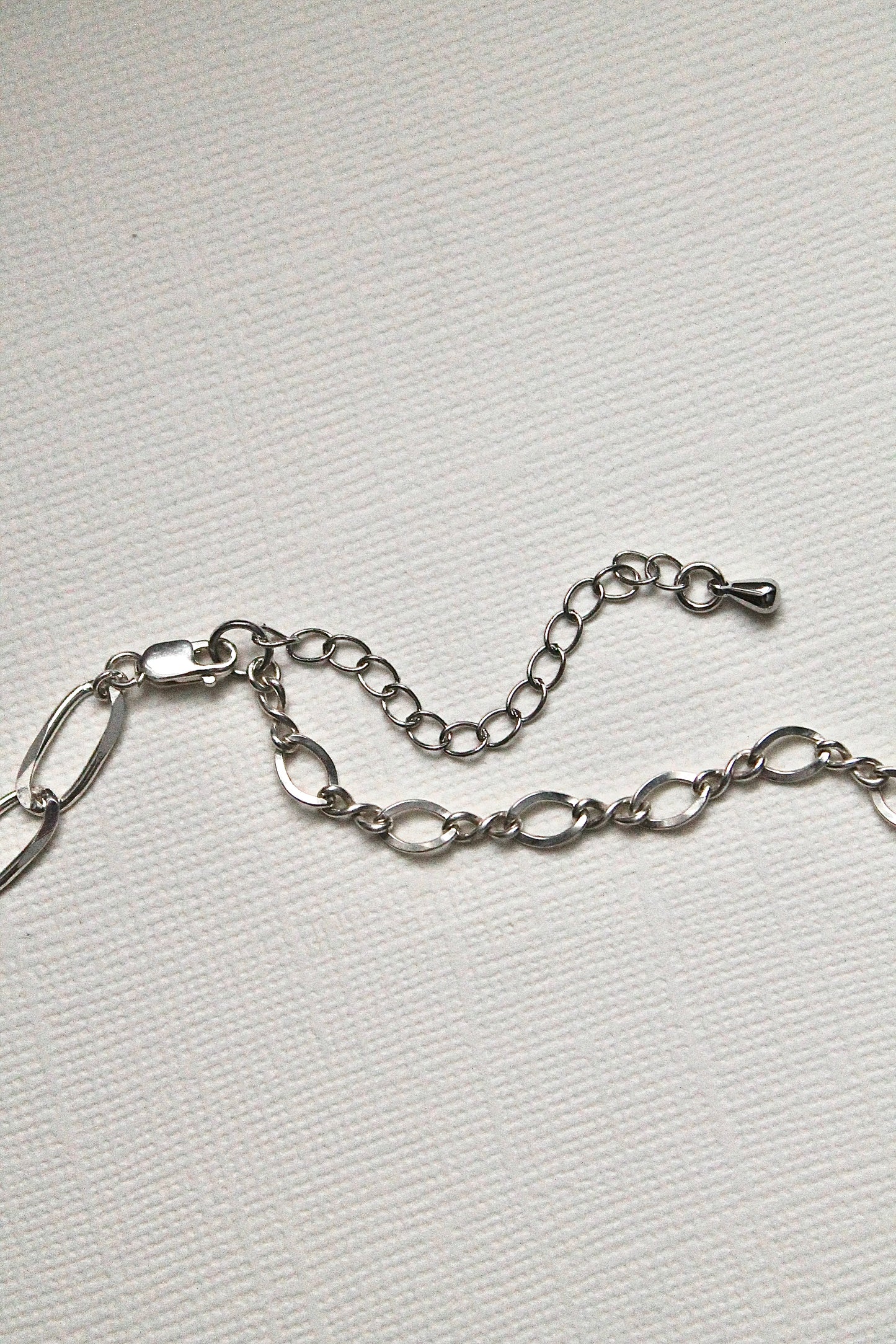 DUO CHAIN NECKLACE (THICK) - STERLING SILVER