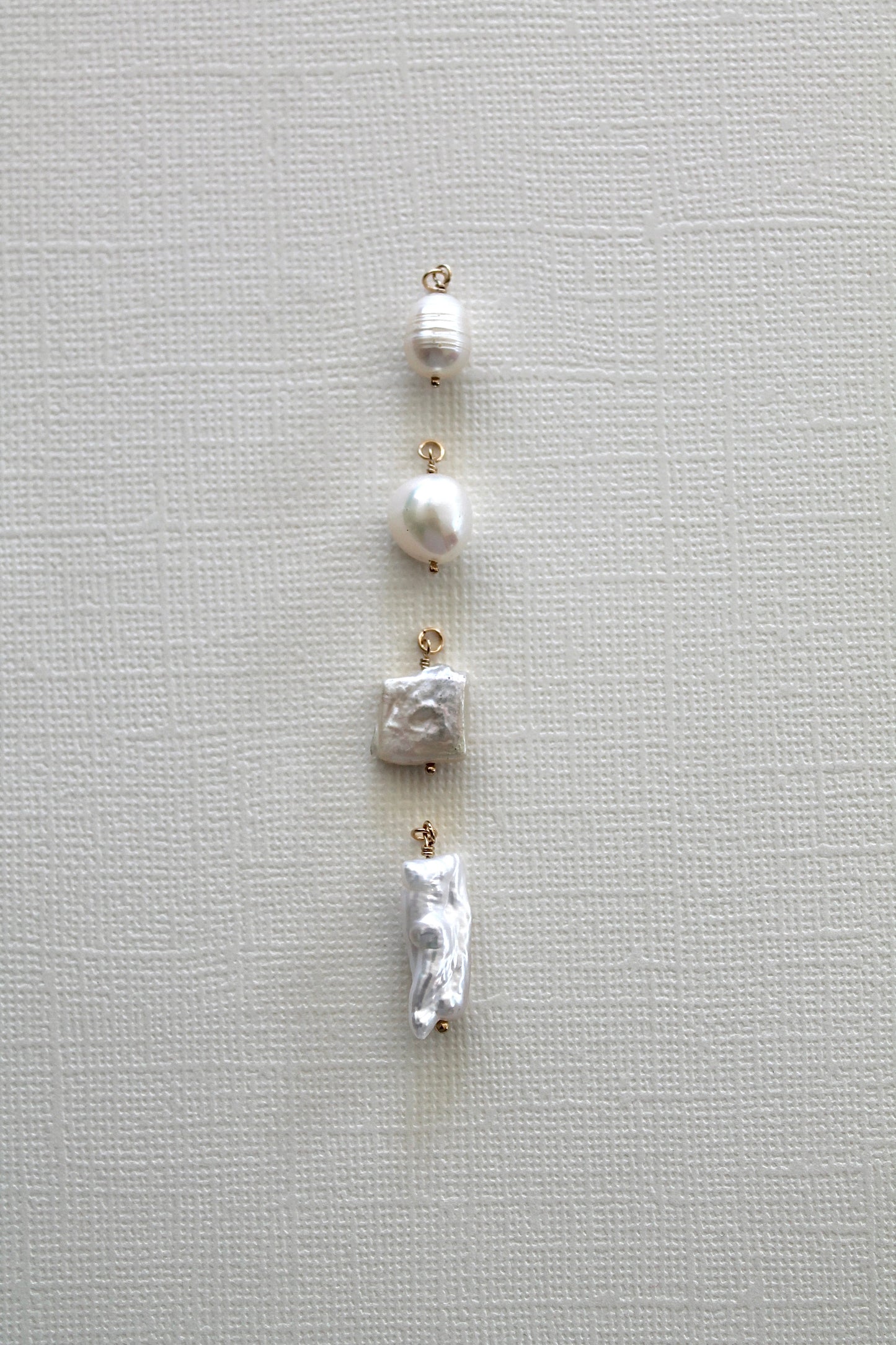 FRESHWATER PEARL CHARMS - 14K GOLD FILLED