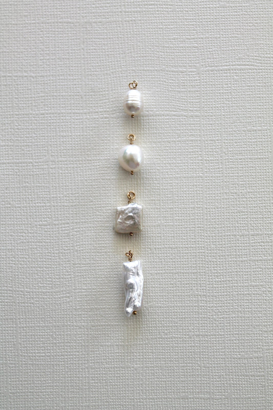 FRESHWATER PEARL CHARMS - 14K GOLD FILLED