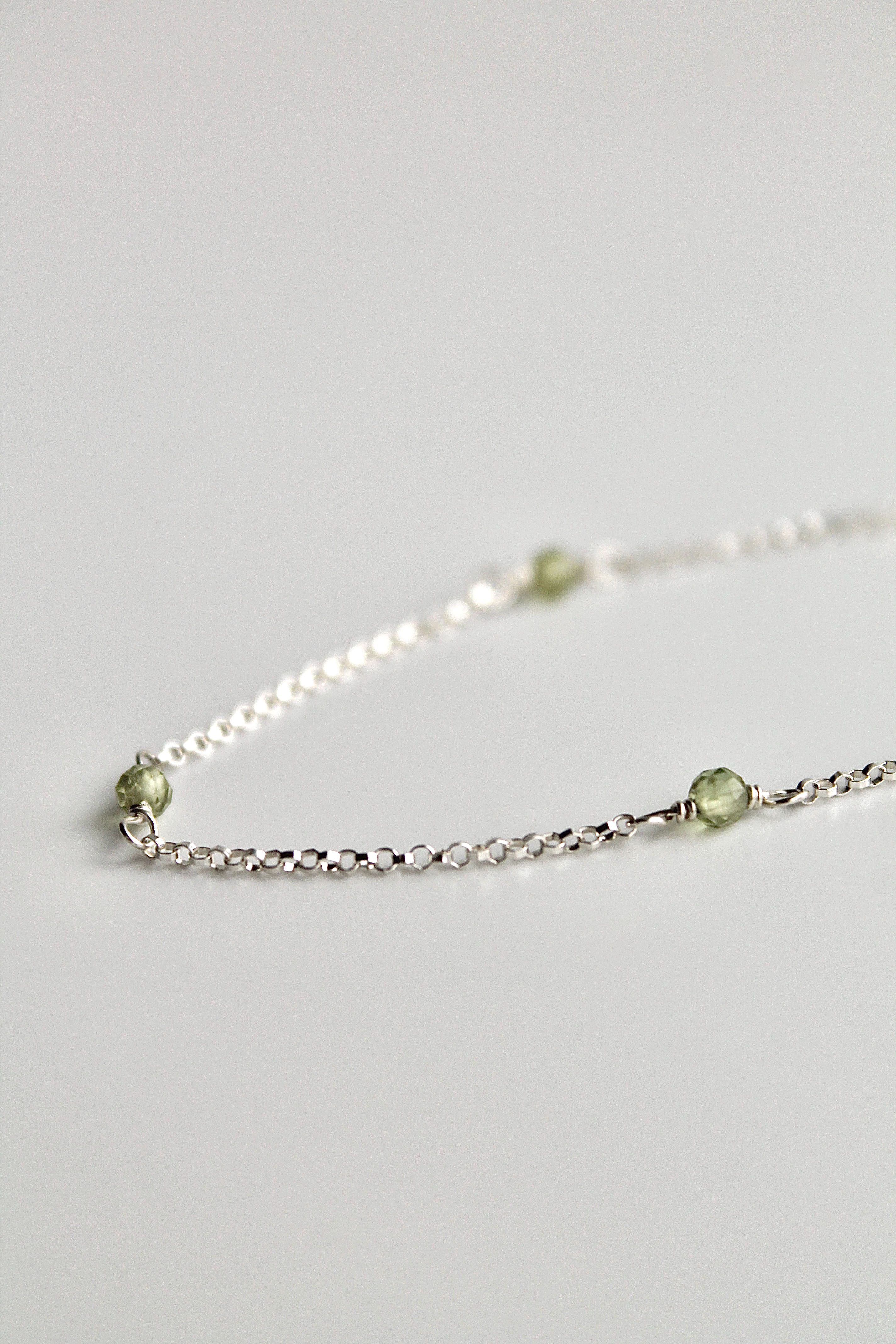 Multi Birthstone Bracelet - Peridot (August) - Good Fortune