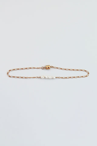 Pearl Bar Chain Bracelet