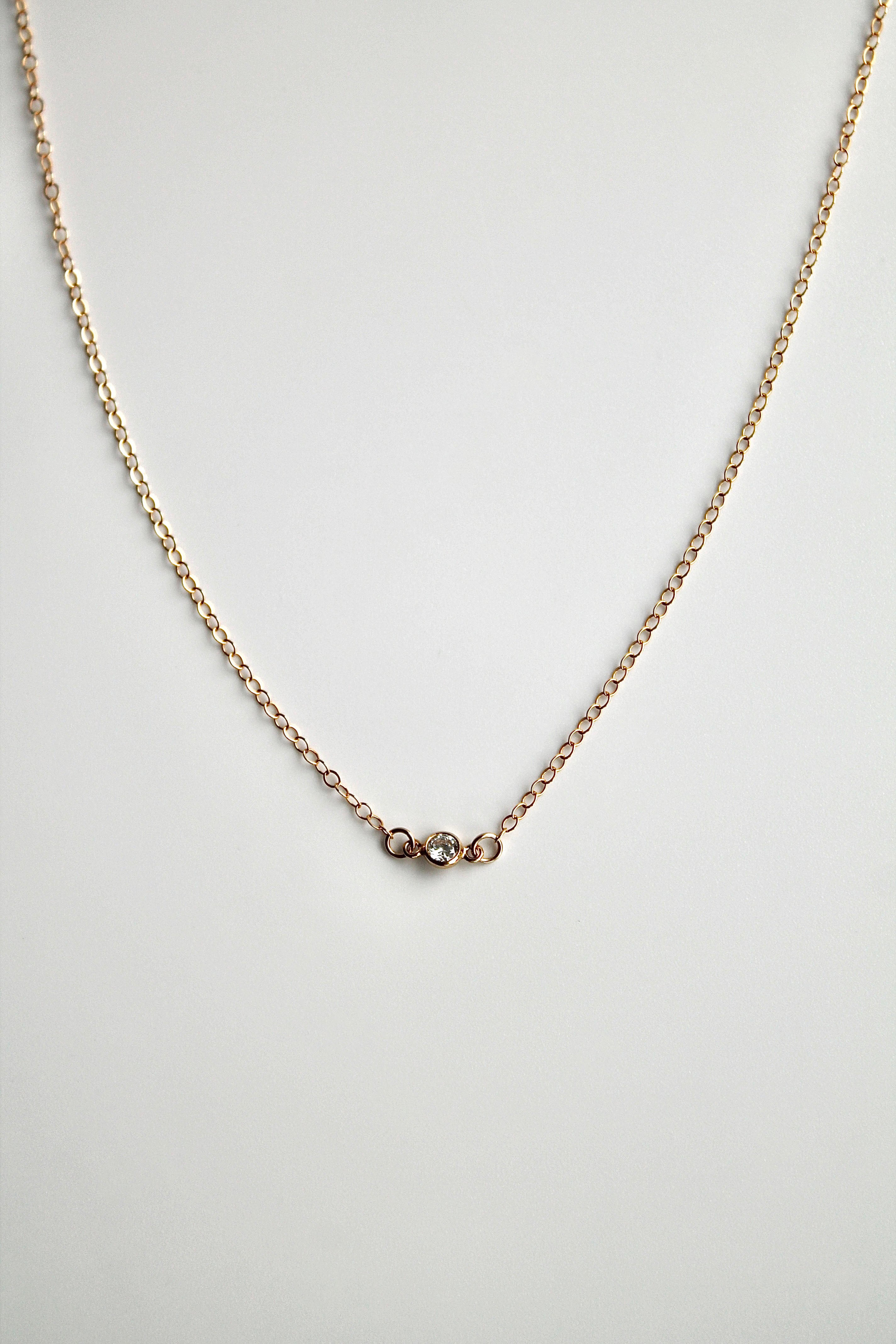 Delicate Choker Charm Necklace