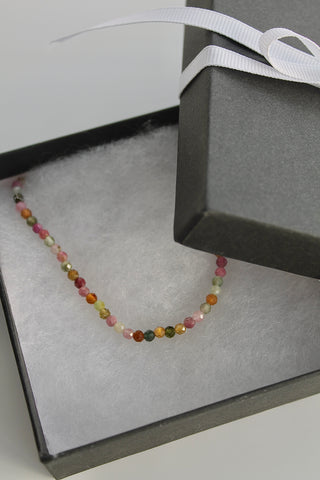 Collier en tourmaline alignée