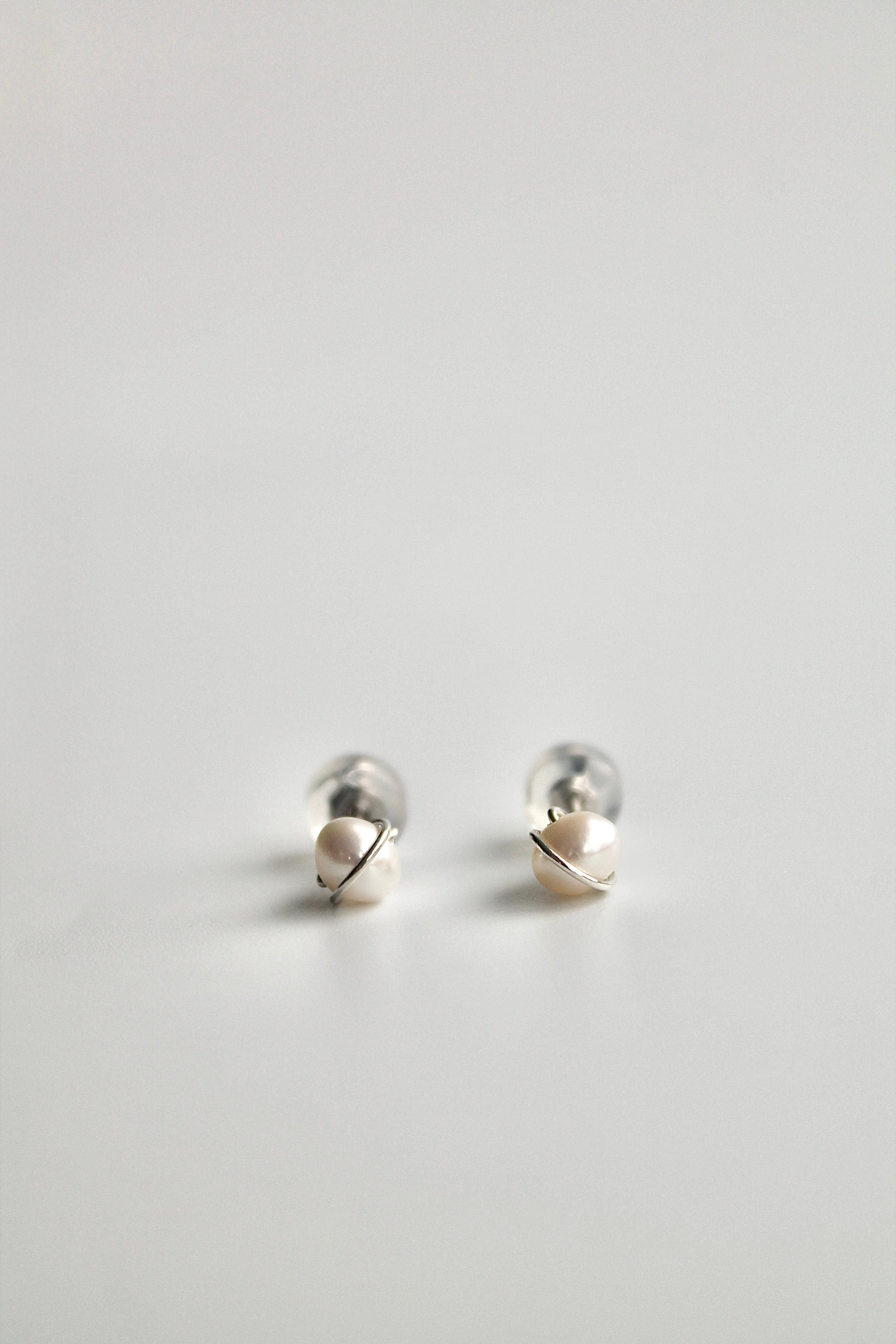 Birthstone Studs - Freshwater Pearl (June) - Purity