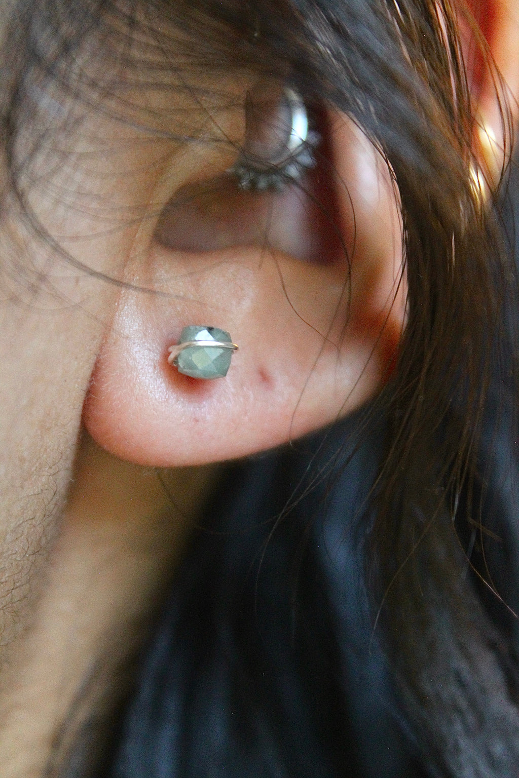 Birthstone Studs - Emerald (May) - Rejuvenation