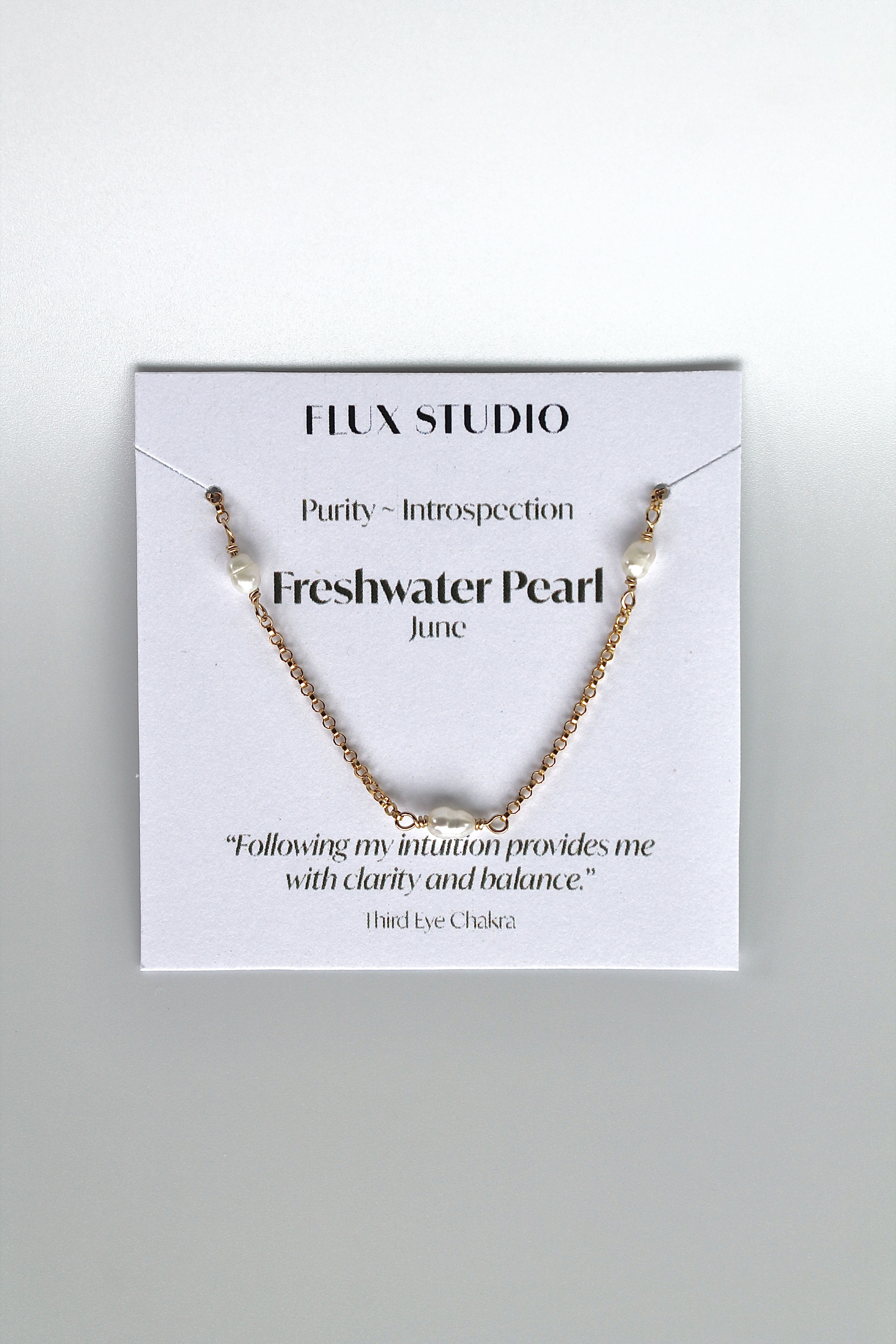 Multi Birthstone Bracelet - Freshwater Pearl (June) - Purity