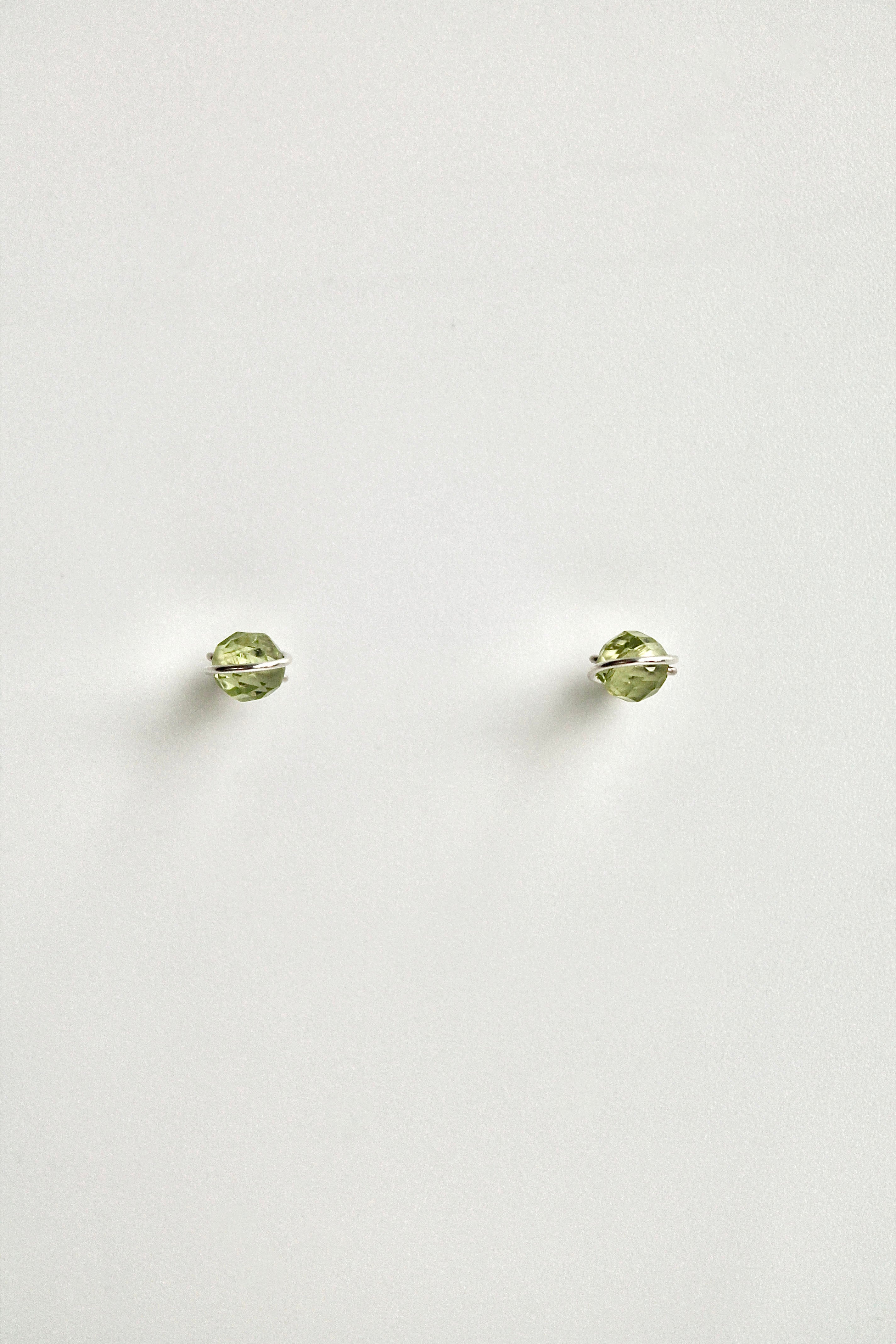 Birthstone Studs - Peridot (August) - Good Fortune