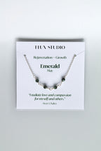 Birthstone Bar Necklace - Emerald (May) - Rejuvenation