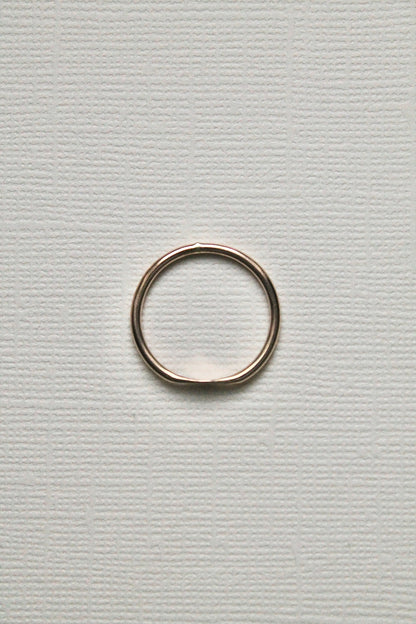 HAMMERED MINI SIGNET RING - 14K GOLD FILLED