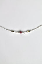 Compassion Healing Bracelet (Green & Rubellite Tourmaline)