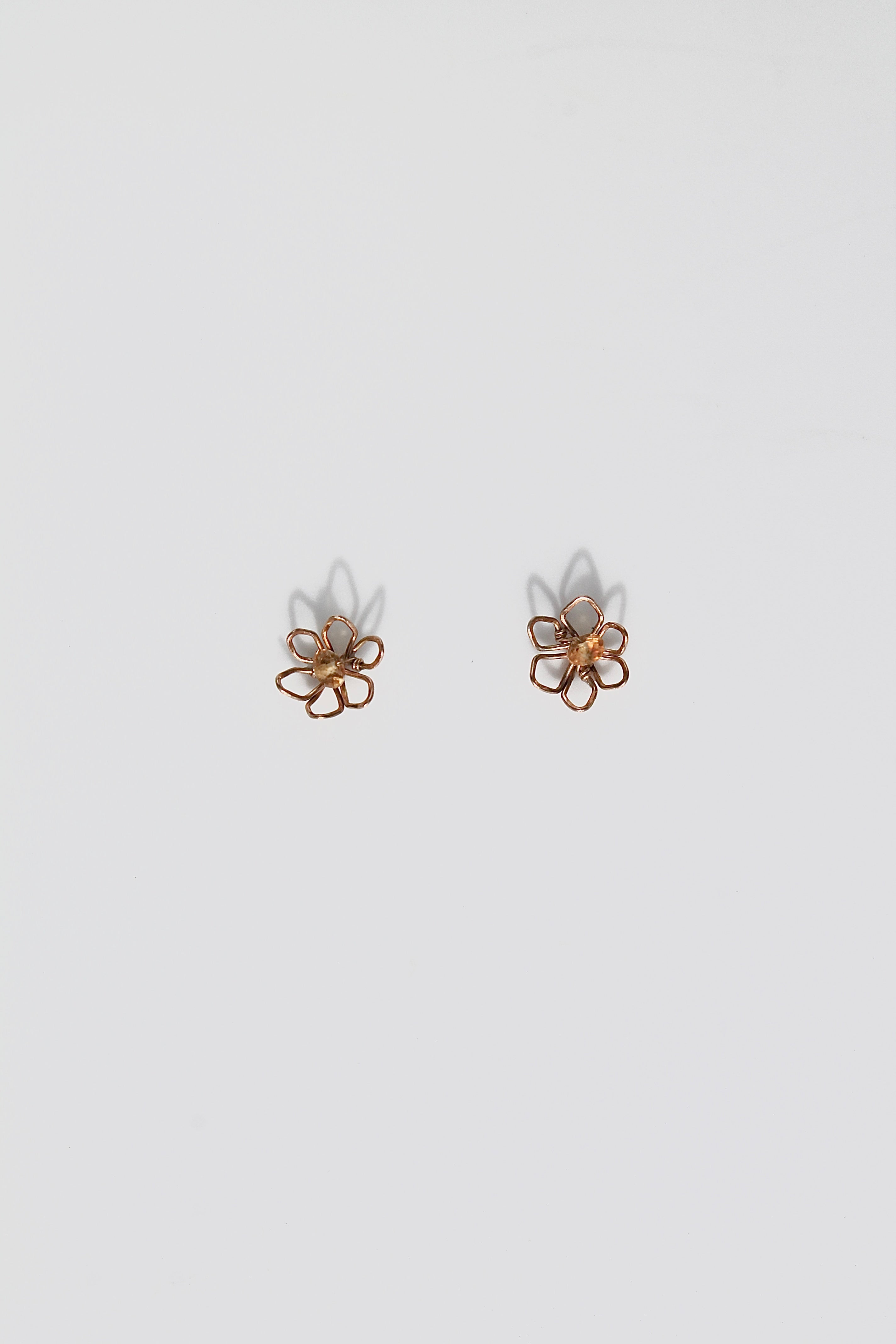 Daffodil & Citrine Studs