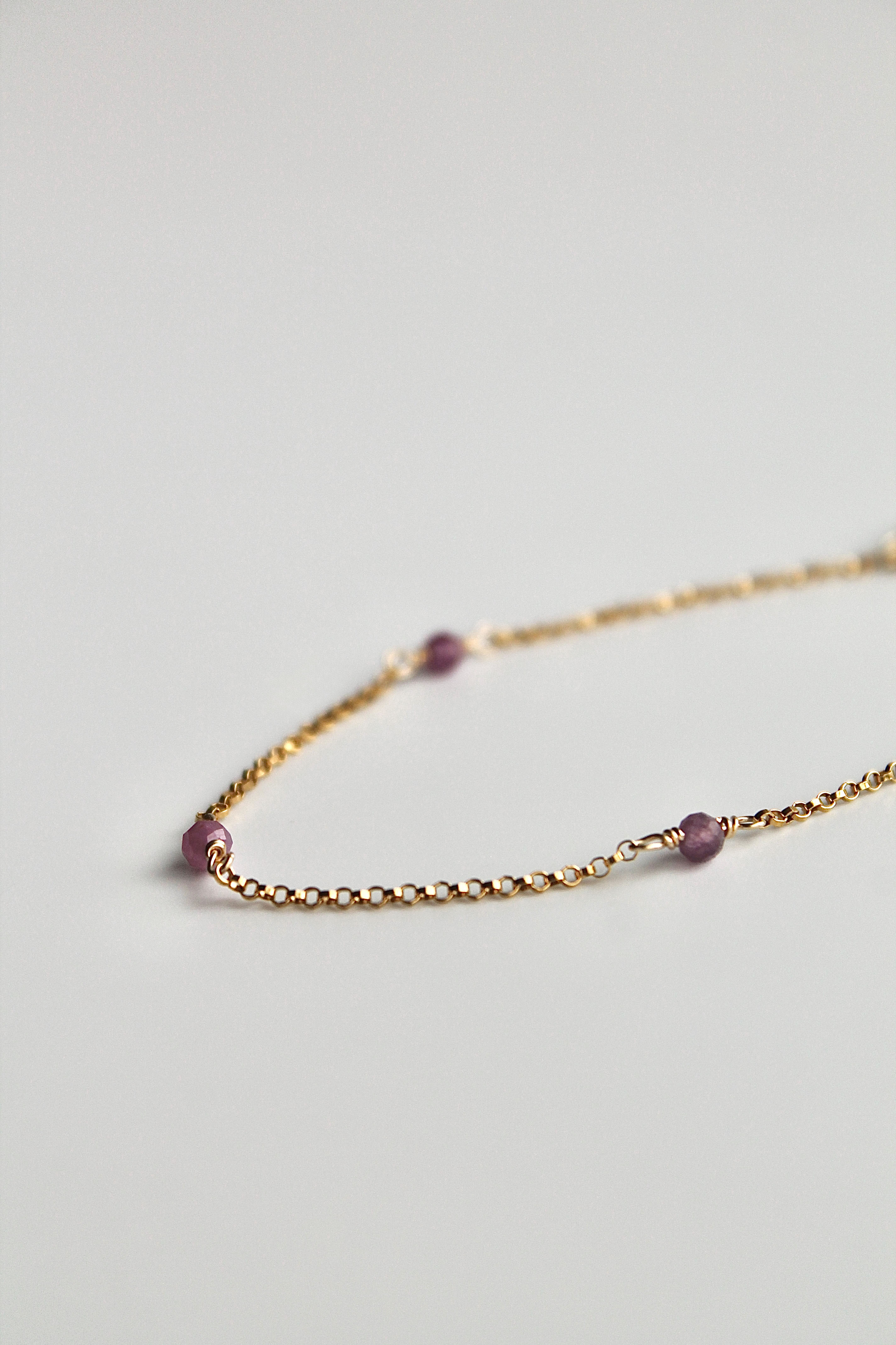 Multi Birthstone Bracelet - Ruby (July) - Passion
