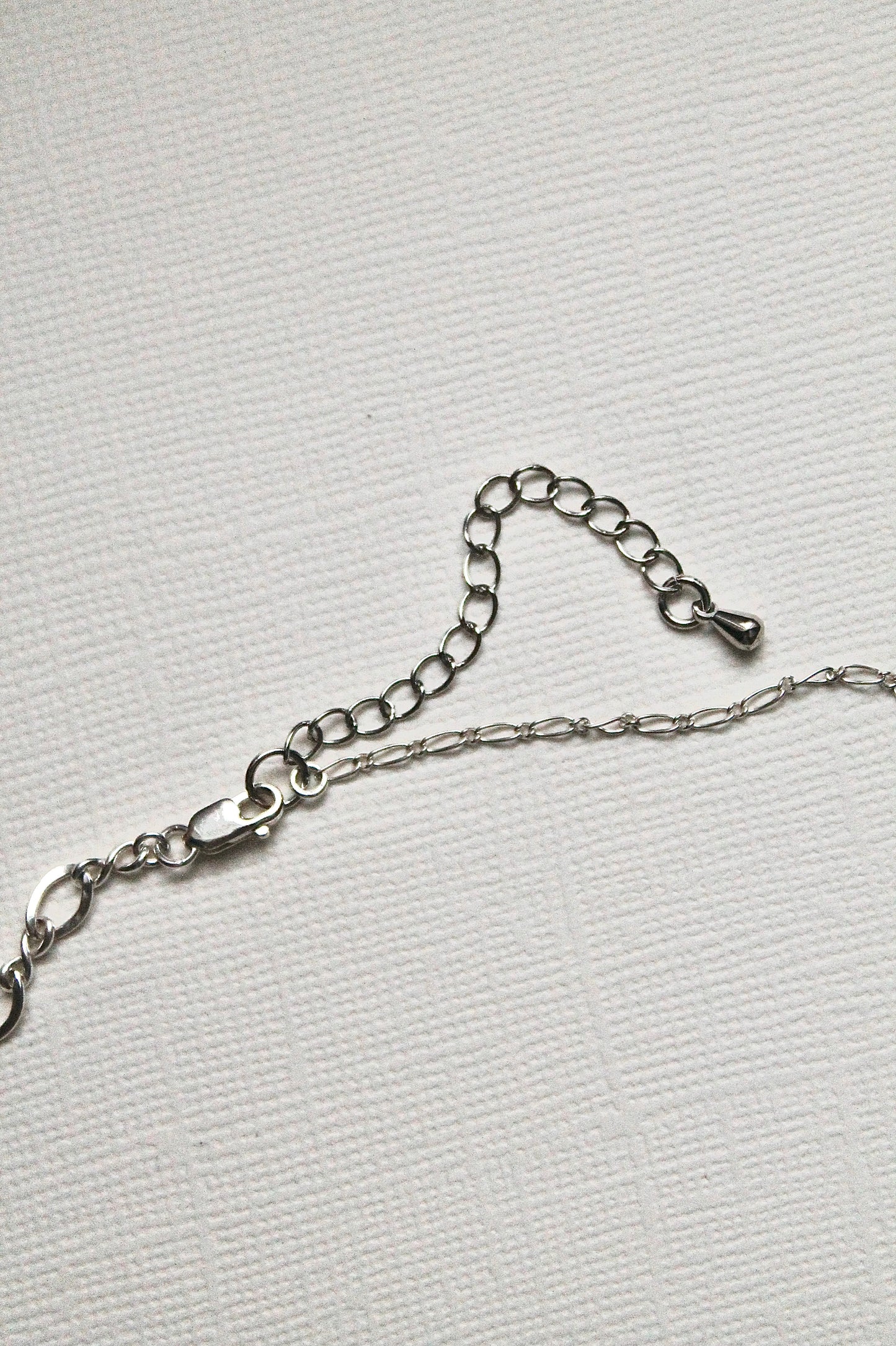 DUO CHAIN NECKLACE (THIN) - STERLING SILVER