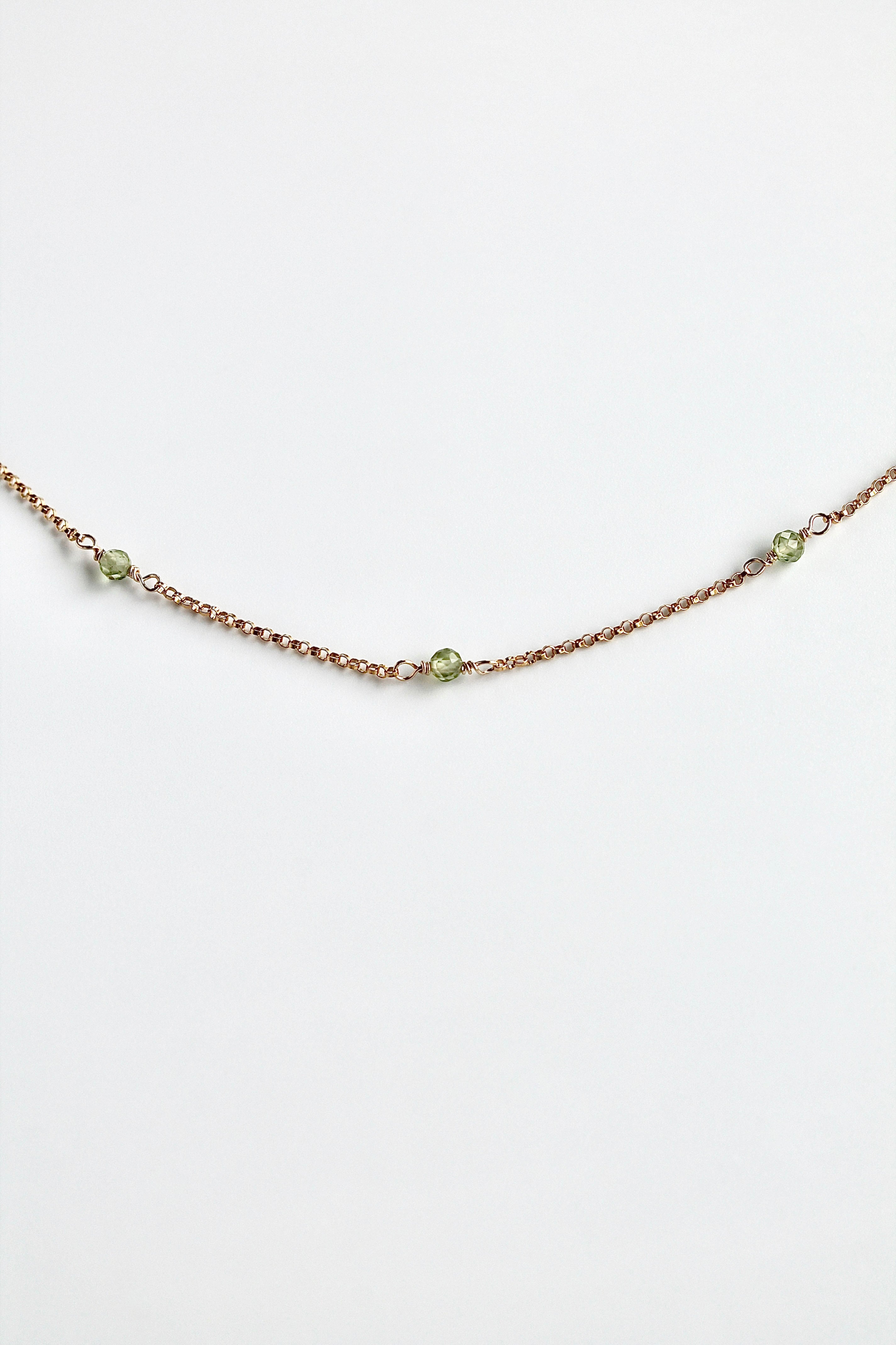 Multi Birthstone Bracelet - Peridot (August) - Good Fortune