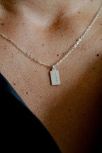 Custom Stamped Charm Necklace