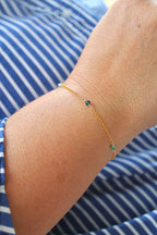 Multi Birthstone Bracelet - Emerald (May) - Rejuvenation