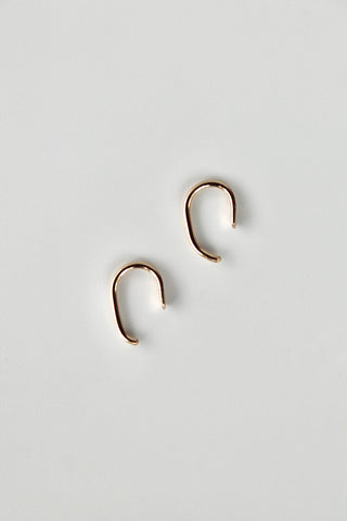 Hammered Sleeper Claw Studs