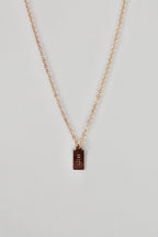 Custom Stamped Charm Necklace