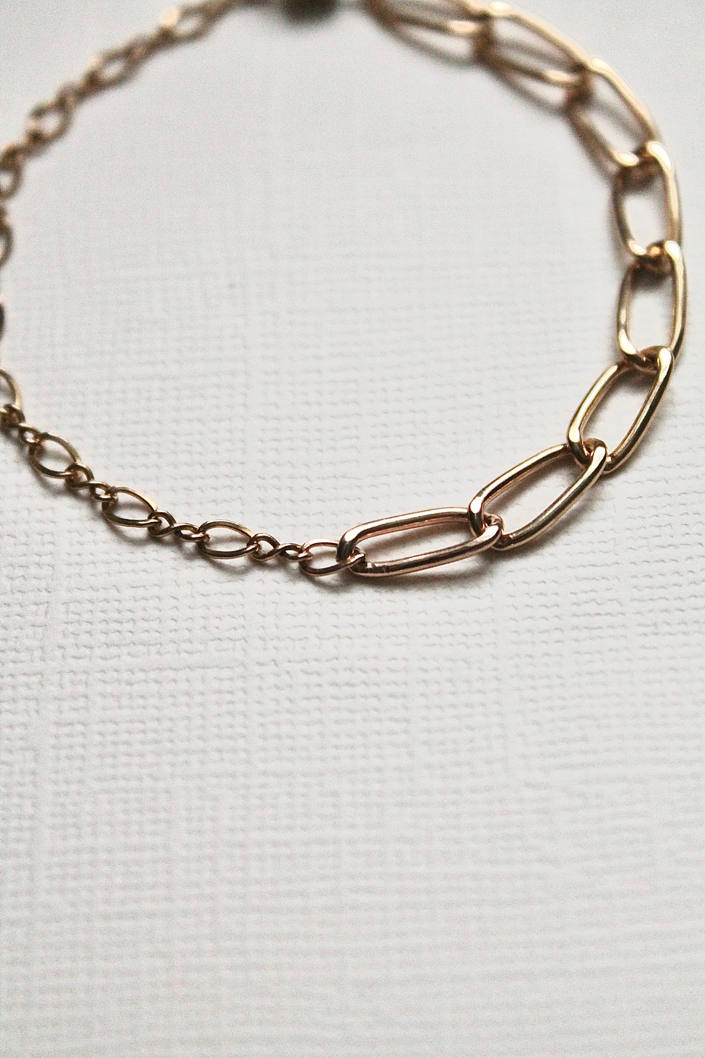 DUO CHAIN BRACELET (THICK) - 14K GOLD FILLED