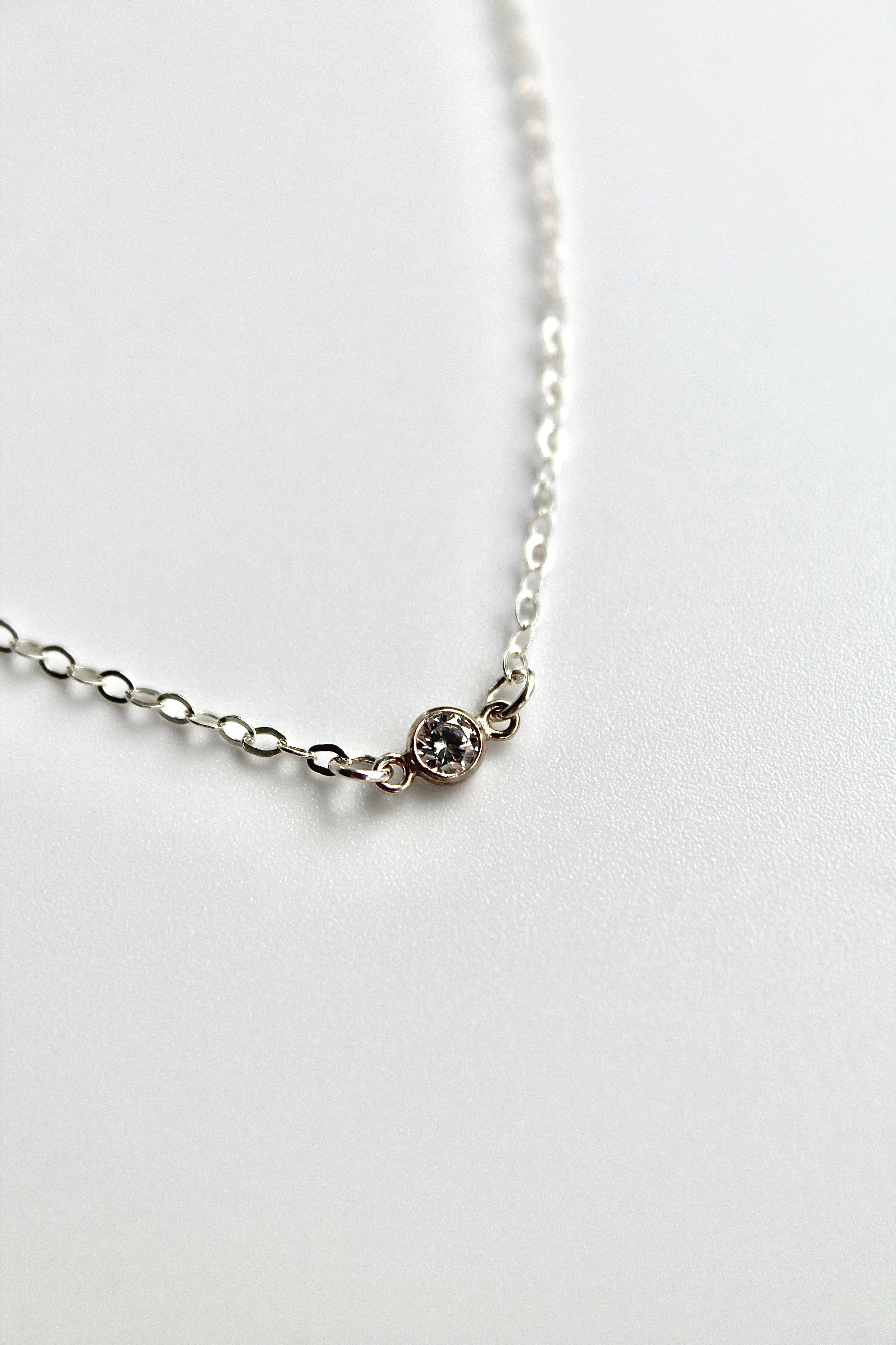 Delicate Choker Charm Necklace