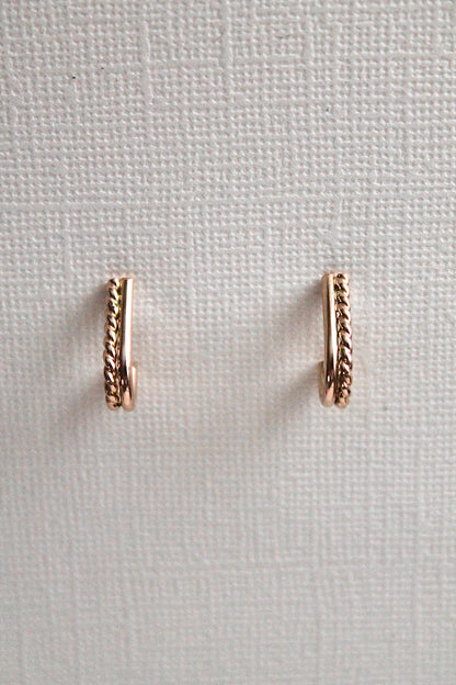 DUO WIRE HUGGIES - 14K GOLD FILLED