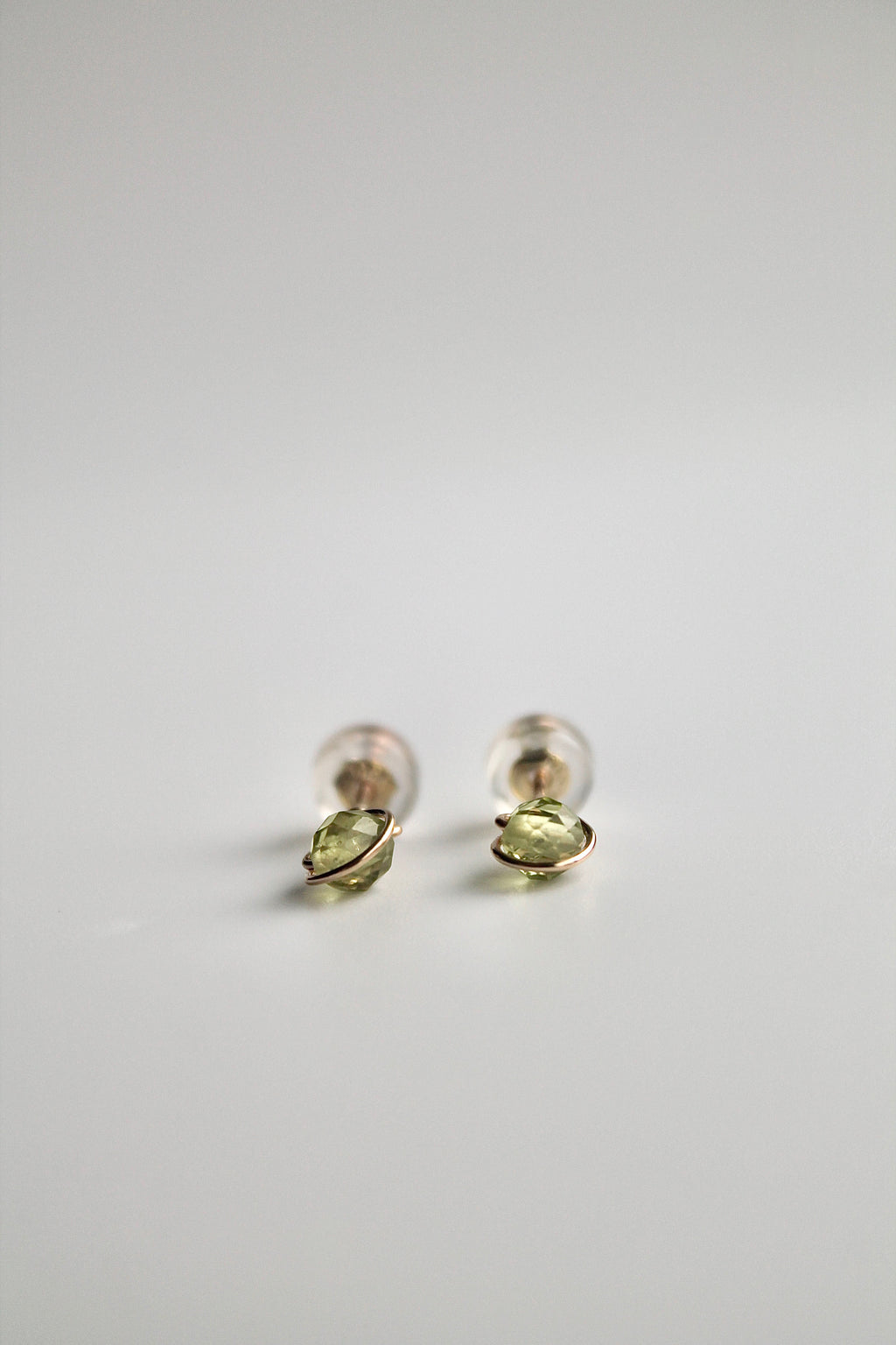 Birthstone Studs - Peridot (August) - Good Fortune
