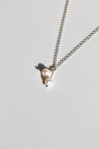 Lily of the Valley & Freshwater Pearl Necklace