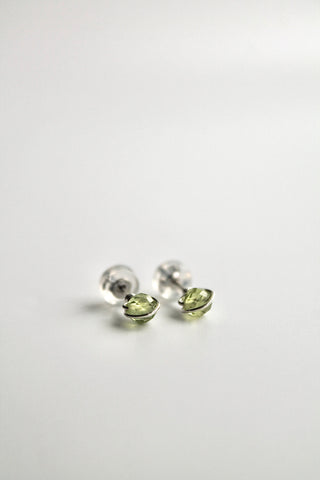 Birthstone Studs - Peridot (August) - Good Fortune